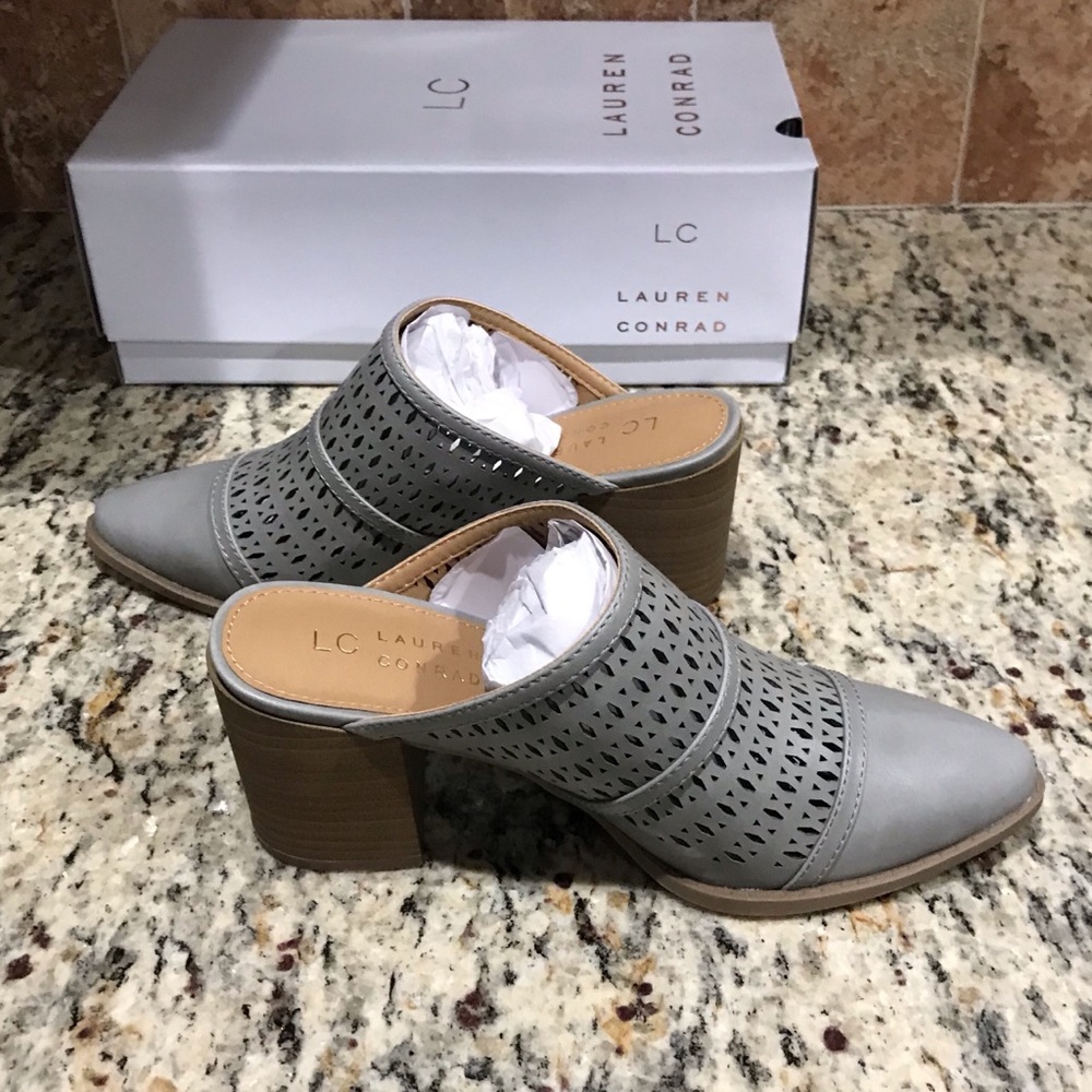 🎉HP🎉 Ponderosa Women's High Heel Mules in Gray - Picture 9 of 10